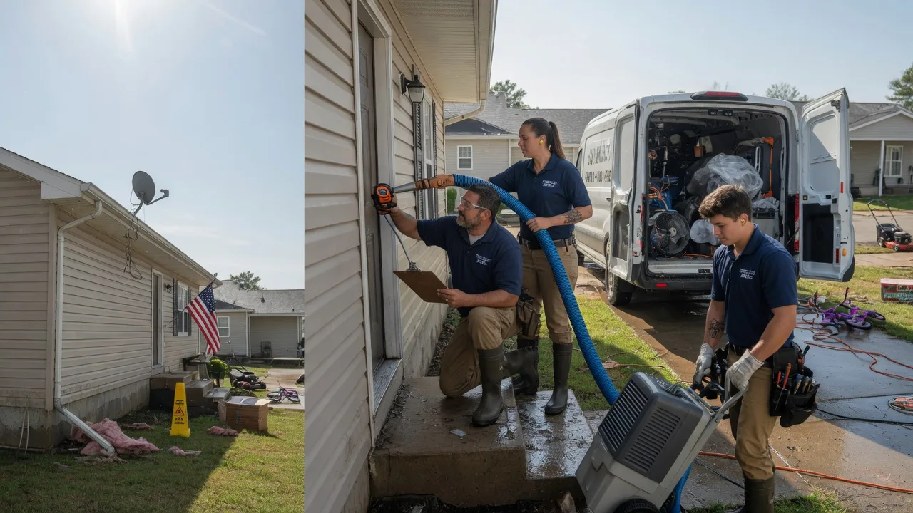 Ceiling Water Damage Restoration in Shelburn, IN near me
